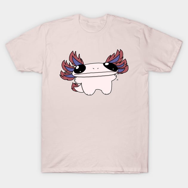 Axolotl T-Shirt by Waffles and Zora!